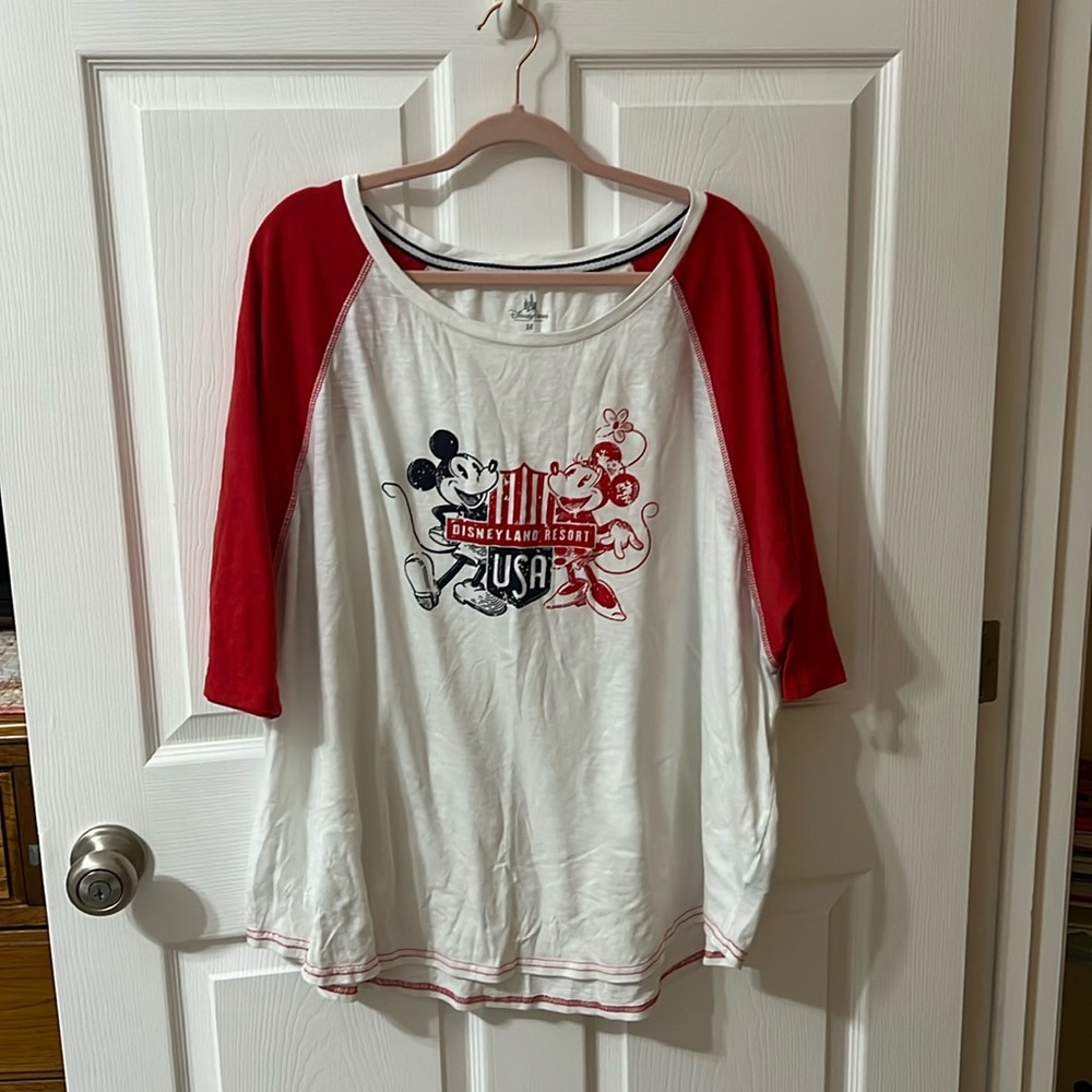 Disney Parks Disneyland Mickey and Minnie Mouse Shirt Plus Size 3XL